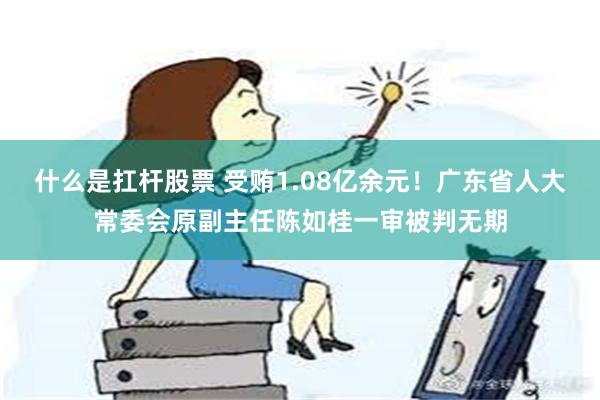 什么是扛杆股票 受贿1.08亿余元！广东省人大常委会原副主任陈如桂一审被判无期