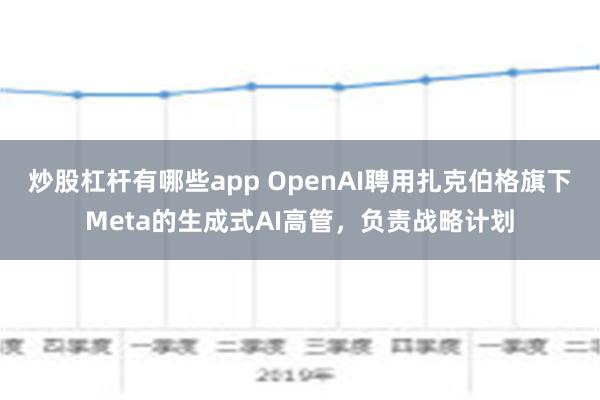 炒股杠杆有哪些app OpenAI聘用扎克伯格旗下Meta的生成式AI高管，负责战略计划