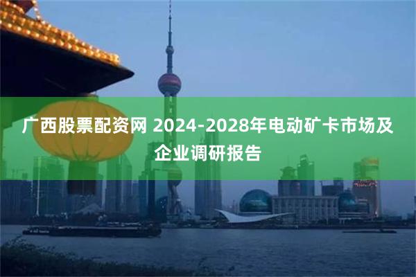 广西股票配资网 2024-2028年电动矿卡市场及企业调研报告